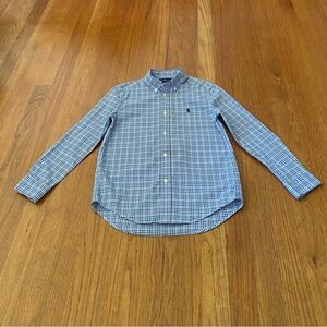 Ralph Lauren Poplin Button Down Shirt Big Boys